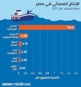 المصدر: نشرة الإنتاج السمكي